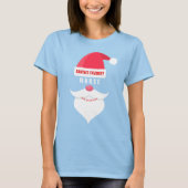 Funny Custom Kerstkerstkerstkerstman's favoriete v T-shirt (Voorkant)