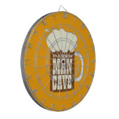 Funny Custom Man Cave Beer Mok Dartbord (Voorkant Links)