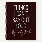 Funny Custom Medical Journal for Healthcare Worker Notitieboek (Voorkant)