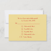 Funny Custom Modern Holiday kerstparty RSVP Kaartje (Voorkant)