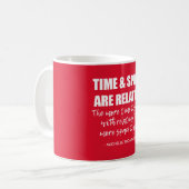 Funny Custom Name Family Quote Red Koffiemok (Voorkant links)
