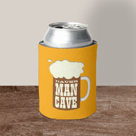 Funny Custom Name Man Cave Beer Blikjeskoeler