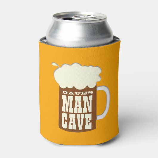 Funny Custom Name Man Cave Beer Blikjeskoeler (Blikje Voorkant)