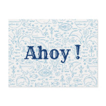 Funny custom nauwing blue