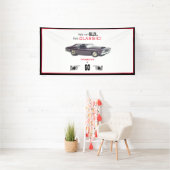 Funny Custom not Old but Classic Car 60th Birthday Spandoek (Insitu)