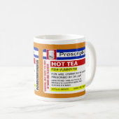 Funny Custom Personalized Prescription Hot Tea Mok (Voorkant rechts)