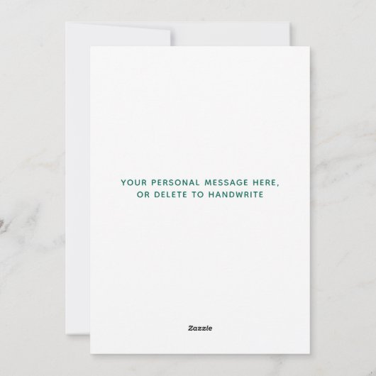 Funny Custom Pet Photo Dog Mam Merry Kerstmis Hol Feestdagenkaart (Achterkant)