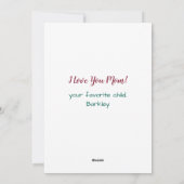 Funny Custom Pet Photo Dog Mam Merry Kerstmis Hol Feestdagenkaart (Achterkant)