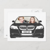 Funny Custom Photo Car Lijst Briefkaart (Voorkant / Achterkant)