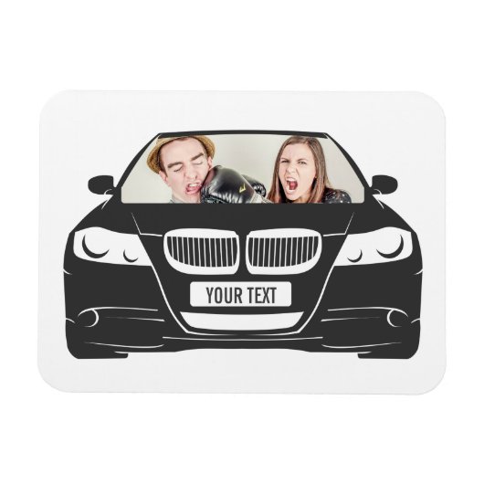 Funny Custom Photo Car Lijst Magneet (Horizontaal)