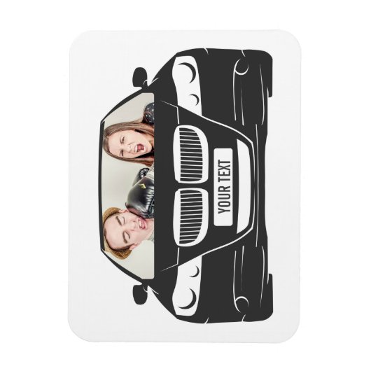 Funny Custom Photo Car Lijst Magneet (Verticaal)