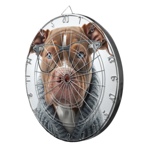 Funny Custom Photo Personalized Dartbord (Voorkant Rechts)