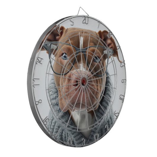 Funny Custom Photo Personalized Dartbord (Voorkant Links)