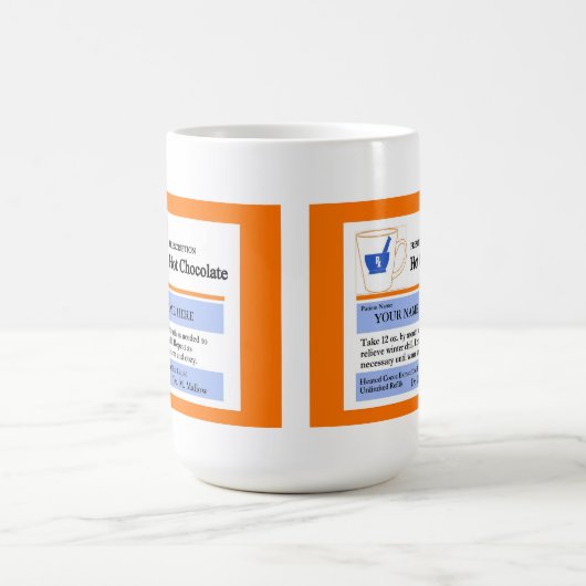 Funny Custom Prescription Caca-Mok Koffiemok (Center)