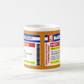 Funny Custom Prescription Hot Cocoa Chocolate Mok (Center)