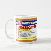 Funny Custom Prescription Hot Cocoa Chocolate Mok (Links)