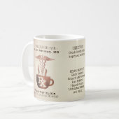 Funny Custom Prescription RX Podiatrist Koffiemok (Voorkant links)