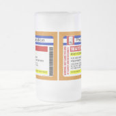 Funny Custom Prescription Water Drink Cup Mok (Center)