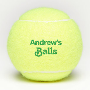 Funny Custom Printed Name Tennisballen