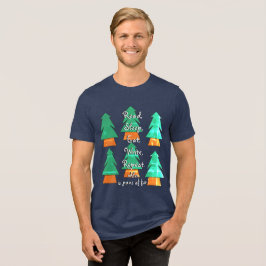 Funny Custom Pun Writers Life Mannen Ugly Sweater Tri-Blend Shirt