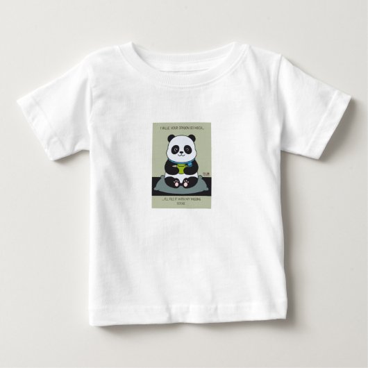 Funny Custom Sarcastic Panda Opinion Coworker Gift (Voorkant)