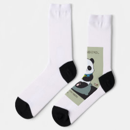 Funny Custom Sarcastic Panda Opinion Coworker Gift Sokken