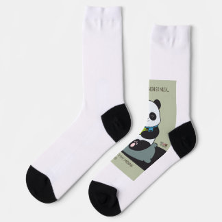 Funny Custom Sarcastic Panda Opinion Coworker Gift Sokken