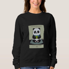 Funny Custom Sarcastic Panda Opinion Coworker Gift Trui