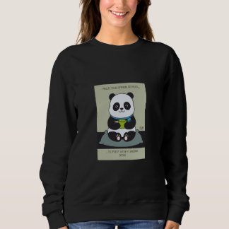 Funny Custom Sarcastic Panda Opinion Coworker Gift Trui
