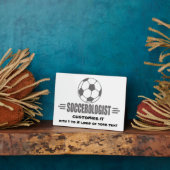 Funny Custom Soccer Fotoplaat (Zijkant)