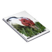 Funny Custom Text Security Muscovy Duck Foto Notitieboek (Rechterzijde)