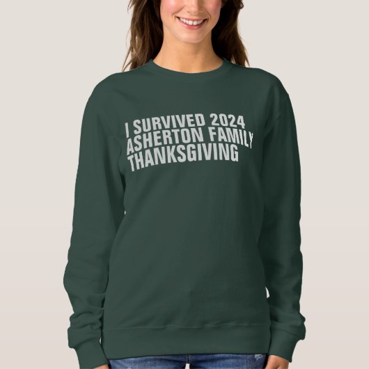 Funny custom Thanksgiving family Trui (Voorkant)