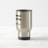 Funny Custom Travel Mug – Add Your Own Title Reisbeker (Center)