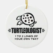 Funny Custom Turtle Keramisch Ornament (Voorkant)