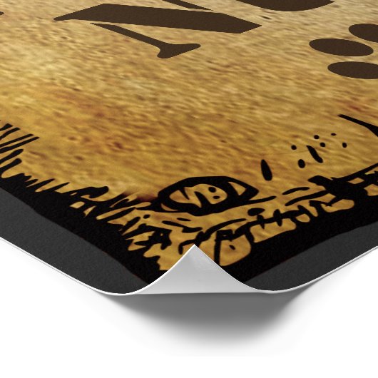 Funny custom want poster (Hoek)