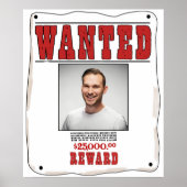 Funny Custom Wanted Poster (Voorkant)