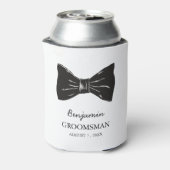 Funny Custom Wedding Groomsmen Blikjeskoeler (Blikje Achterkant)