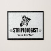 Funny Custom Zebra Lovers Legpuzzel (Horizontaal)