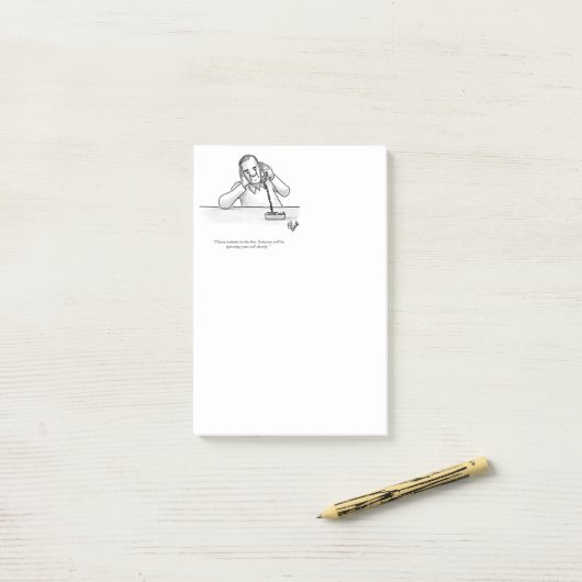 Funny Customer Service Humor Post It Notes (Op bureau)