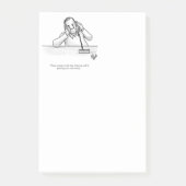 Funny Customer Service Humor Post It Notes (Voorkant)