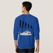 Funny Customizable Evolution & Boating Sweatshirt (Achterkant volledig)