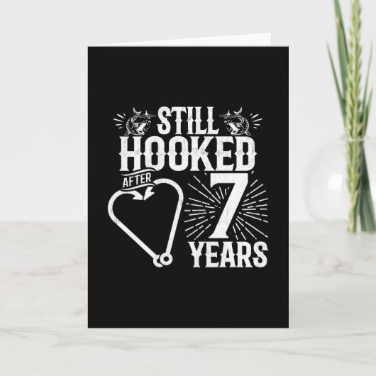 Funny Cute 7th Jubileum Couples getrouwd 7 jaar Kaart (Voorkant)