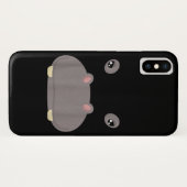 Funny Cute Animal Face Hippo Costume Halloween Case-Mate iPhone Case (Achterkant (horizontaal))
