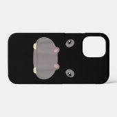 Funny Cute Animal Face Hippo Costume Halloween Case-Mate iPhone Case (Achterkant (horizontaal))