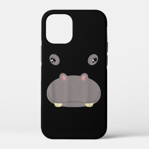 Funny Cute Animal Face Hippo Costume Halloween Case-Mate iPhone Case