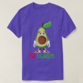 Funny Cute Avocado Guacamole No Cilantro T-shirt (Design voorkant)