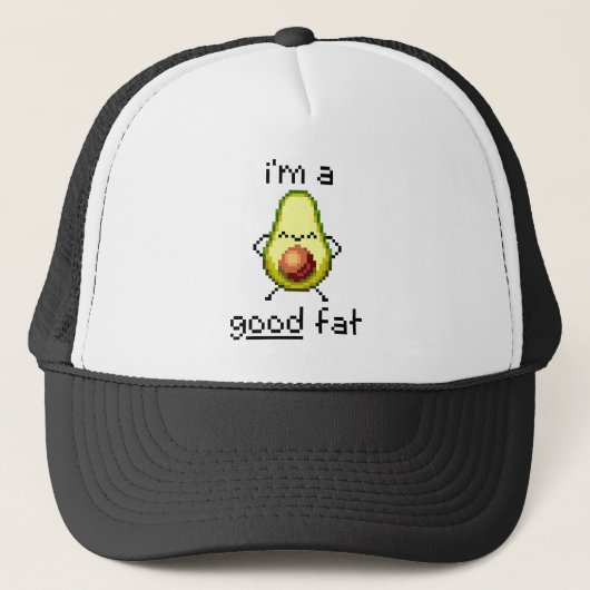Funny Cute Avocado Trucker Pet (Voorkant)