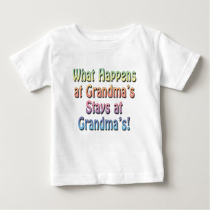 Funny Cute Baby T-Shirt, Grandma's House
