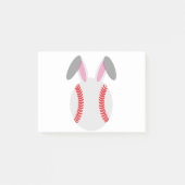 Funny Cute Baseball Rabbit Easter Gift Post-it® Notes (Voorkant)