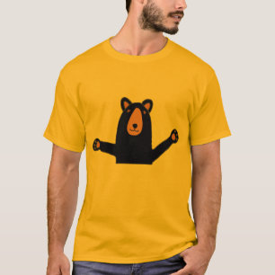 Funny Cute Black Beer Ready to Hug T-shirt